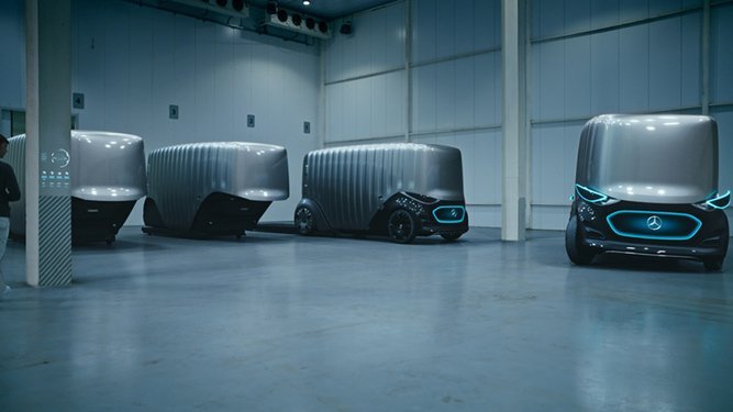 Mecedes Benz Vision Urbanetic Autonomous Transport System 4