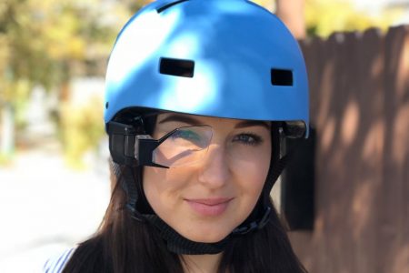 Transform your conventional helmet into a smart helmet with Hudway sight system