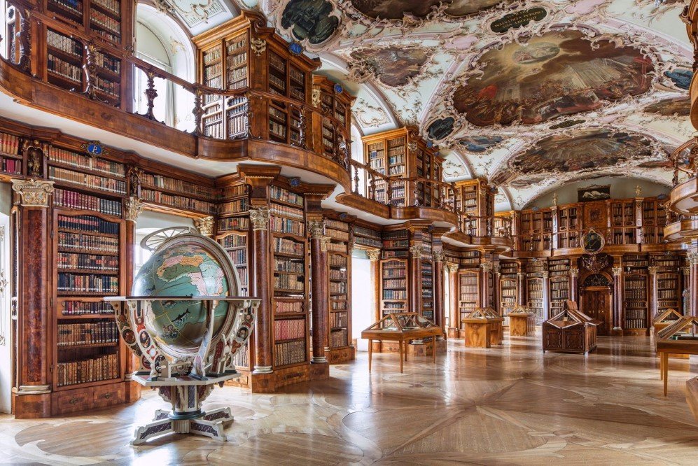 ABBEY LIBRARY ST.GALLEN SWITZERLAND
