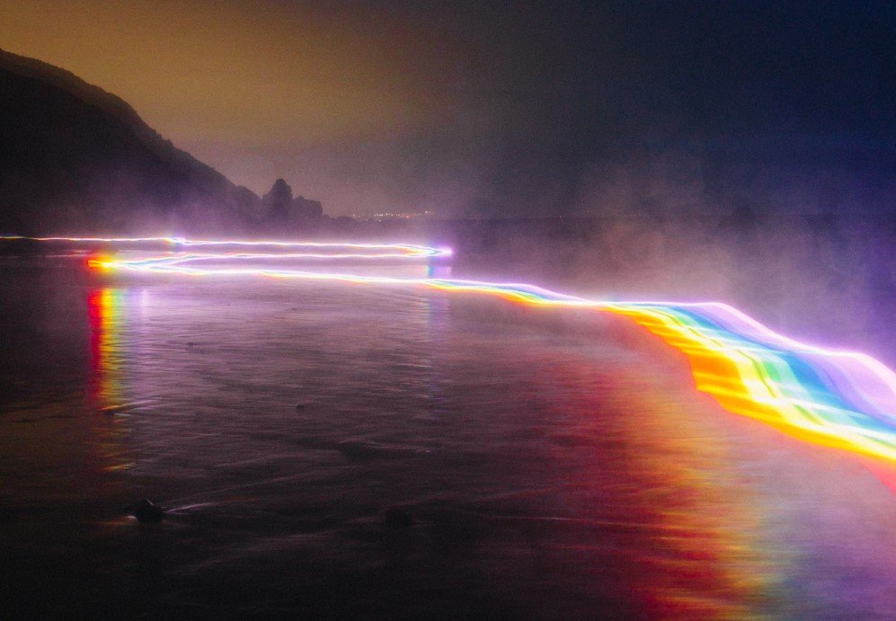 Daniel Mercadante creates colorful rainbow roads with his long exposure ...