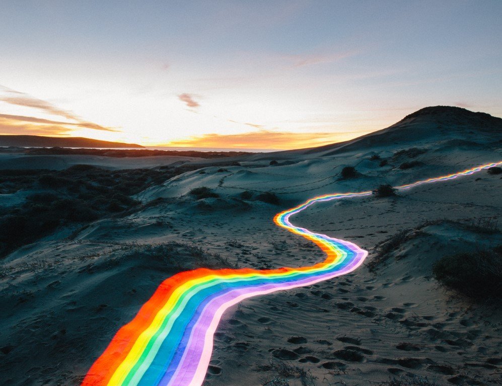 Colorful Rainbow Roads by Daniel 12