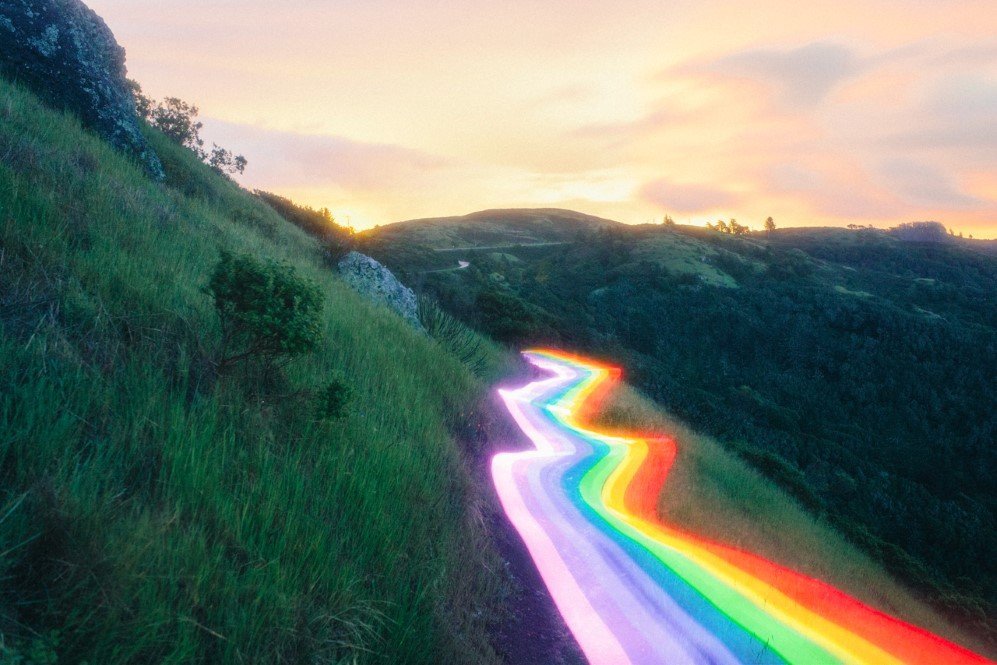 Colorful Rainbow Roads by Daniel 26