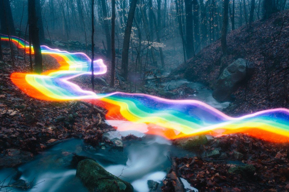 Colorful Rainbow Roads by Daniel 3
