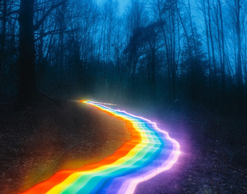 Colorful Rainbow Roads by Daniel 4