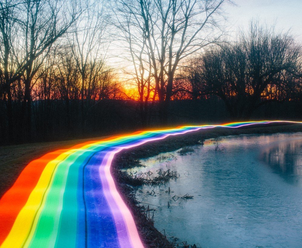 Colorful Rainbow Roads by Daniel 6