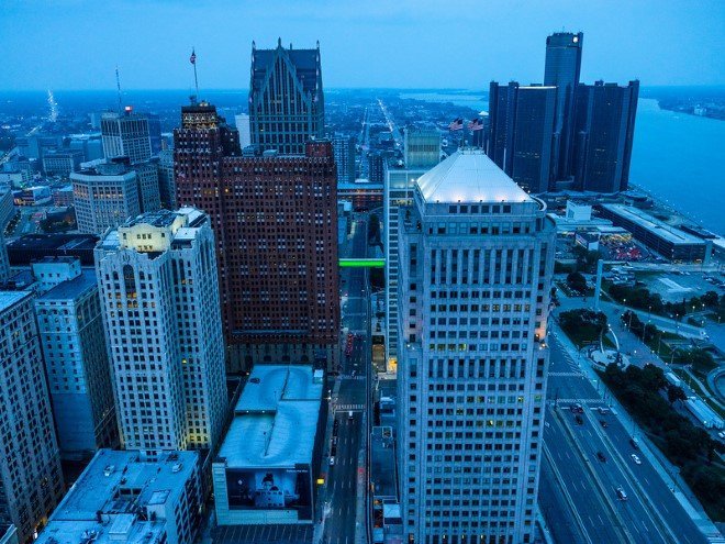 Detroit Sky Bridge by phillip k. smith III 7