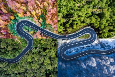 Calin Stan captures scenic beauty of zigzagging Transylvanian roads in all four seasons