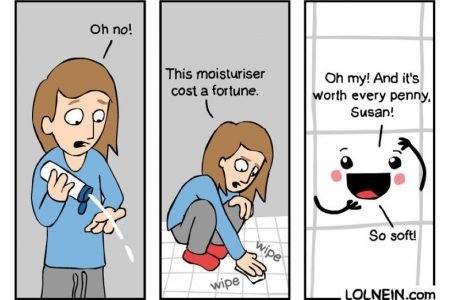 Comic artist turns everyday scenario into a comical jab