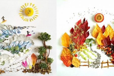 This colourful floral art will leave you completely awestruck