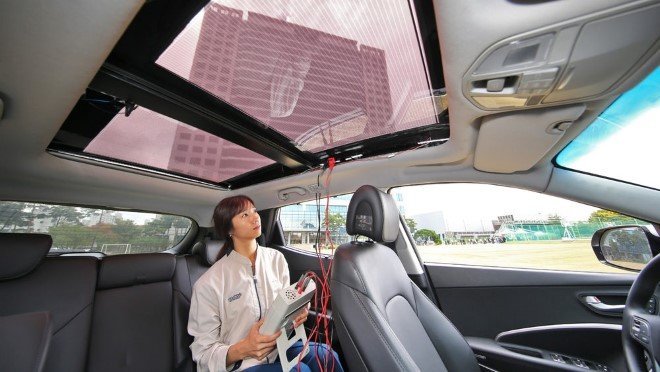 Hyundai Semi Transparent Panoramic Solar Roof 2