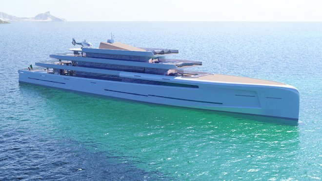 Mirage Invisible Mirro Claded Superyacht 4