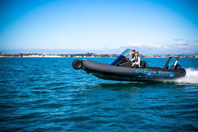 Sealegs E4 Electric Amphibious Boat 4