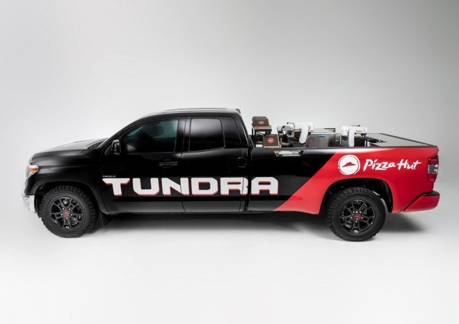 Toyota and Pizza Hut Pizza making robotic Tundra Truck 1