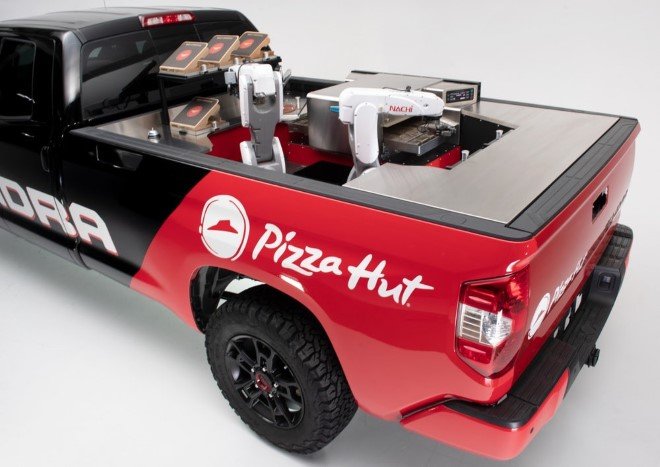 Toyota and Pizza Hut Pizza making robotic Tundra Truck 2