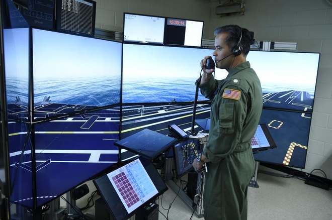 US Navy Aircraft Carrier Simulator