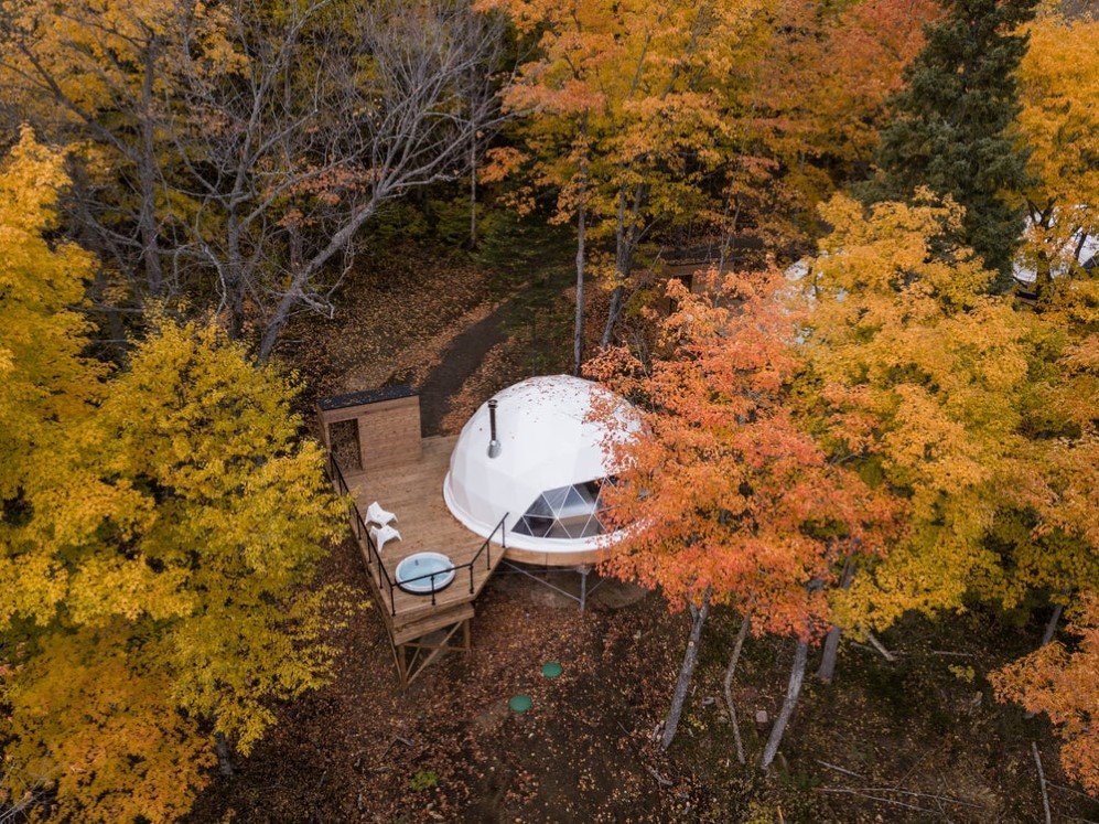 Geodesic Domes Quebec Canada 8