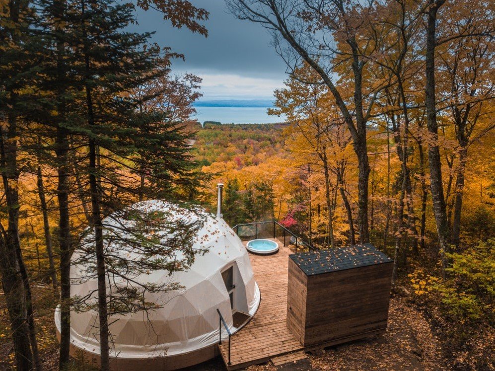 Geodesic Domes Quebec Canada 9