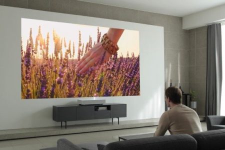 LG’s Cinebeam laser projector can cast 120-inch 4K screen on any flat surface