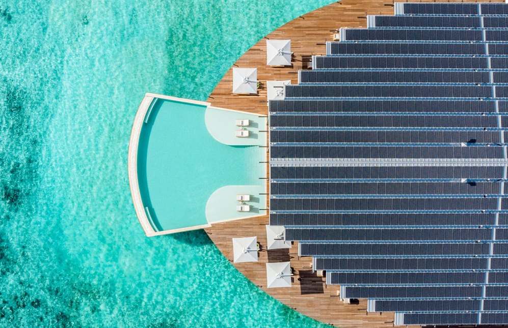 Maldives Luxury Resort Solar Powered 14