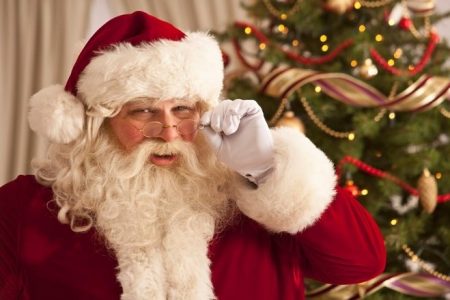 Santa Survey determines the average age when a child stop believing in Santa Claus