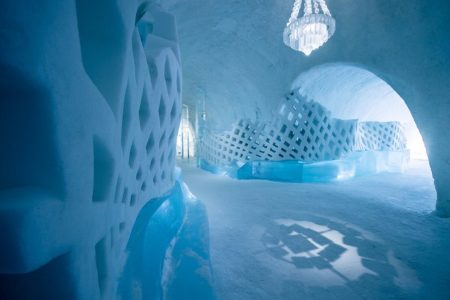 Sweden’s Ice Hotel opens to public with amazing ice sculptures