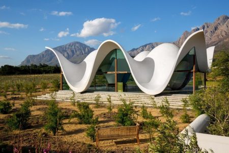 This interestingly designed chapel takes you on a spiritual flight