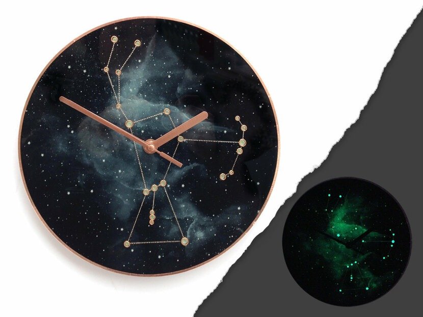 Glow in the dark wall clocks 4