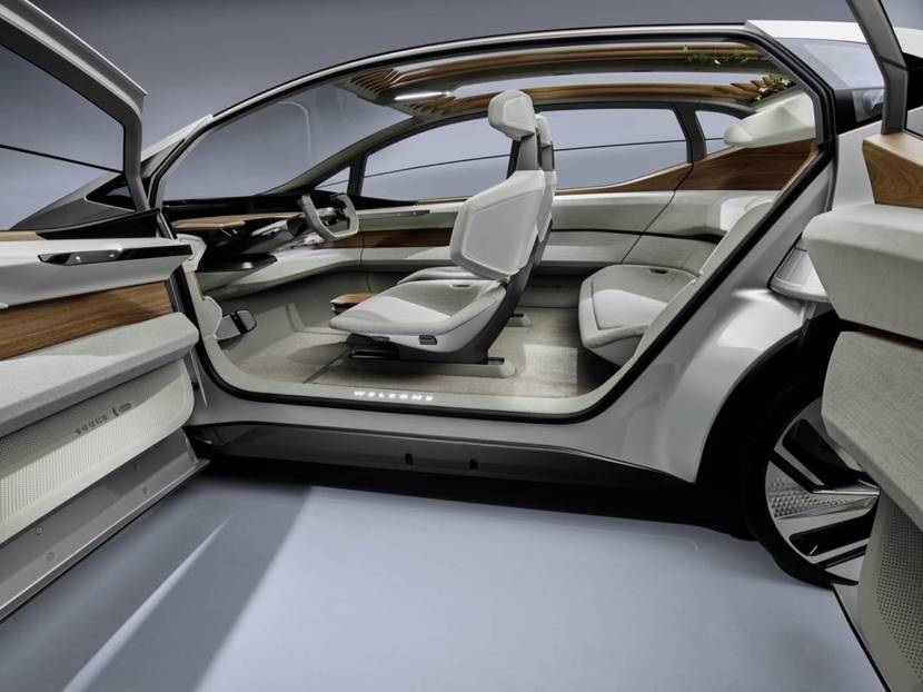 AI-equipped autonomous electric Audi AIME 