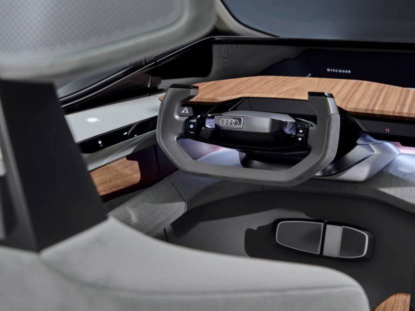 AI-equipped autonomous electric Audi AIME 