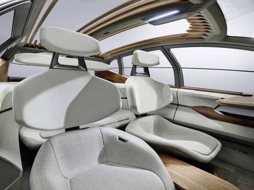 AI-equipped autonomous electric Audi AIME 
