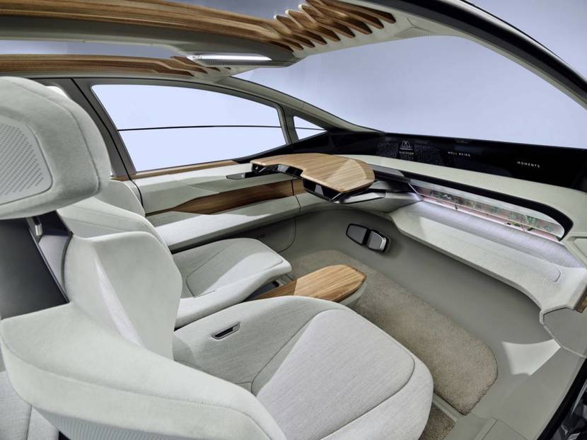 AI-equipped autonomous electric Audi AIME 