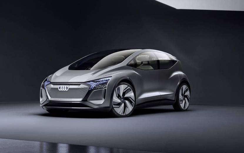 AI-equipped autonomous electric Audi AIME 