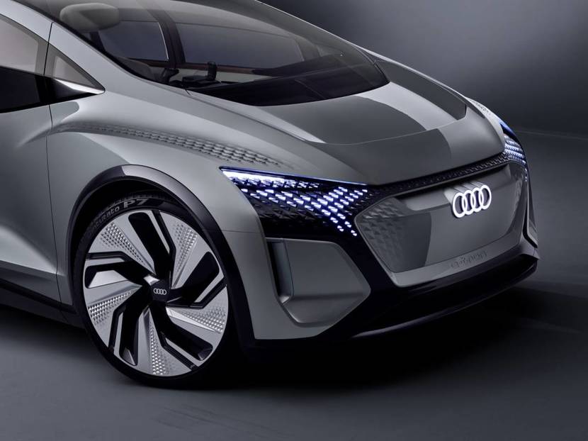 AI-equipped autonomous electric Audi AIME 