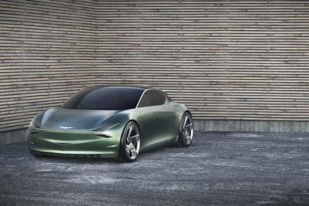 Genesis’ electric-powered Mint Concept adds a pinch of classic buggy and coupe design
