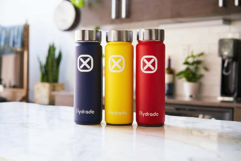 Hydrade Smart Solar Powered Water Bottle