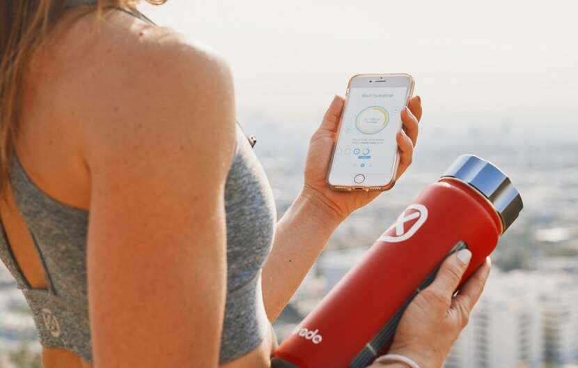Hydrade Smart Solar Powered Water Bottle