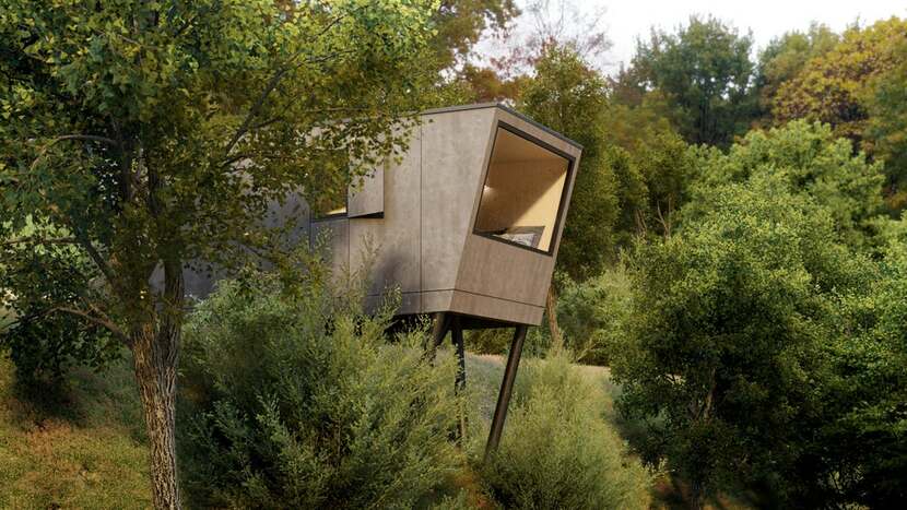 In Tenta Drop Box moveable micro cabin