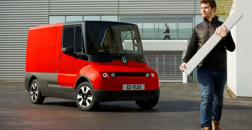 Renault Is Testing It S Next Generation Electric Delivery Van Ez Flex Rumblerum
