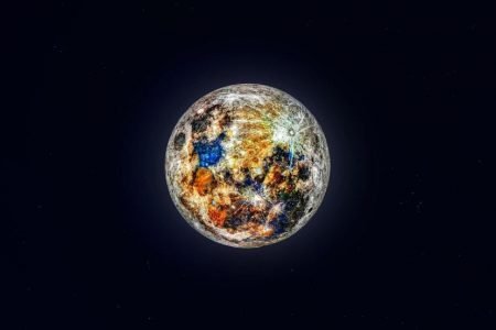 Astrophotographer uses 150,000 images to create a photograph showing true colours of moon