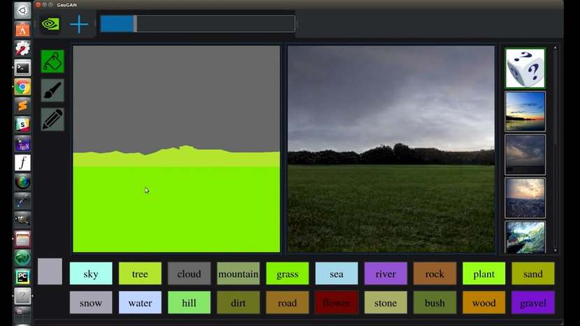nVidia GauGan AI App