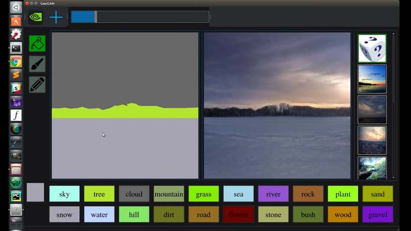 nVidia GauGan AI App