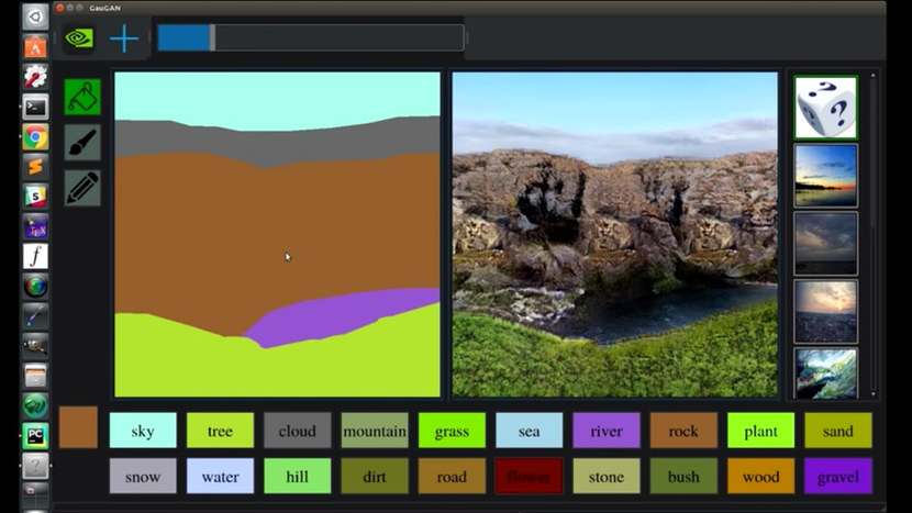 nVidia GauGan AI App