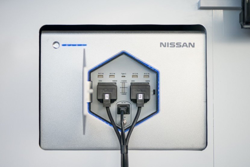 Nissan Ice Cream Van Electric Powered Zero Emission