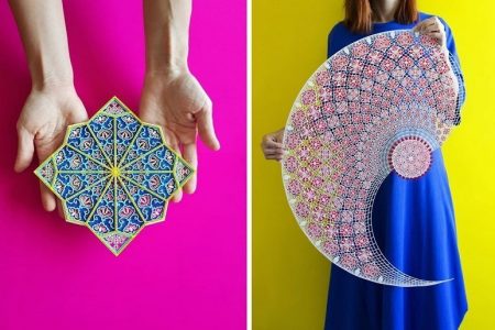 This incredibly layered laser cut paper art will leave you mesmerized