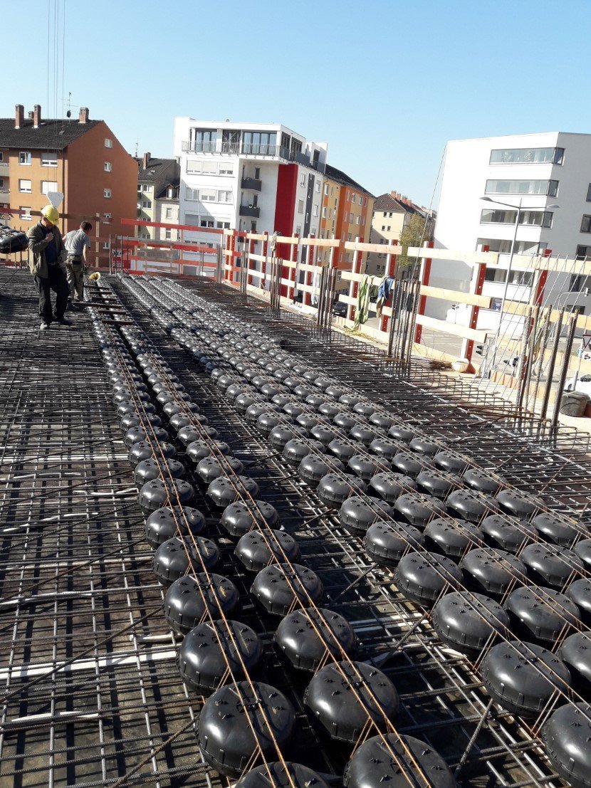 Sustainable Concrete Plastic Cobiax Slabs