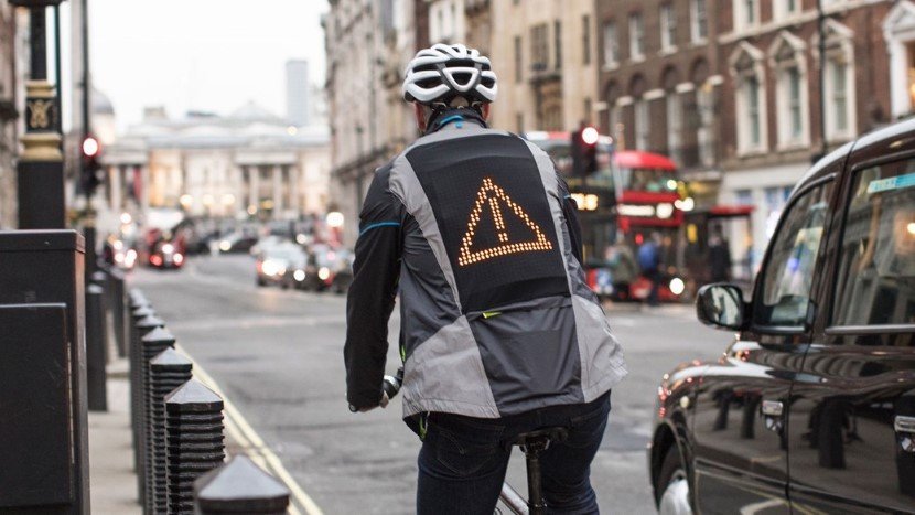 Emoji Jacket serves as road safety