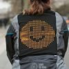 Emoji Jacket serves as road safety