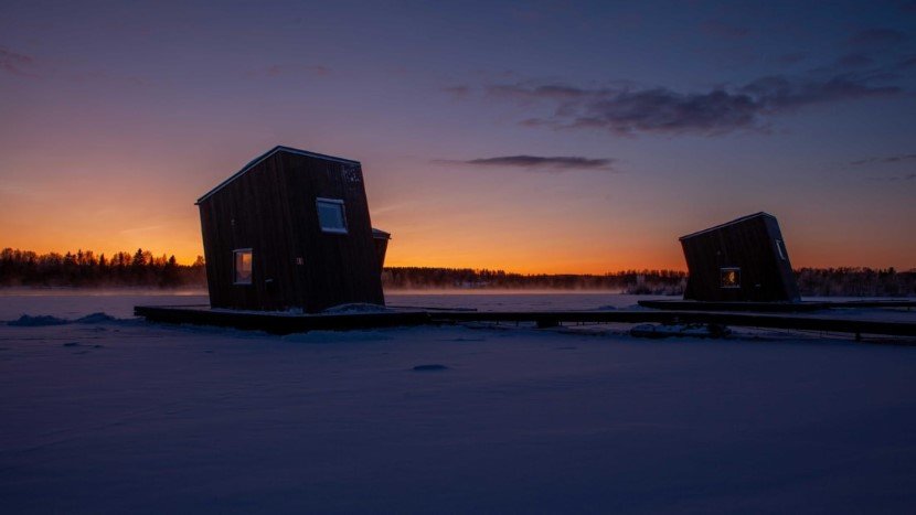 Floating Arctic Bath Hotel Sweden 12