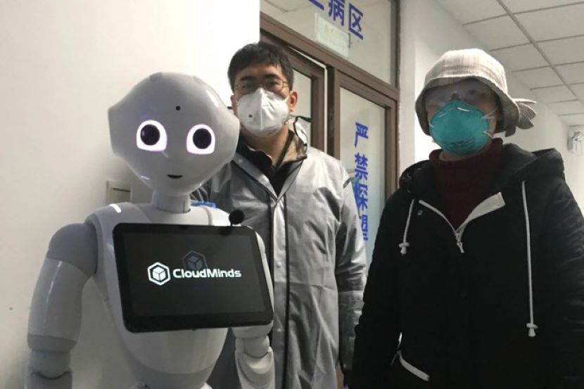 Chinese Hospital robots