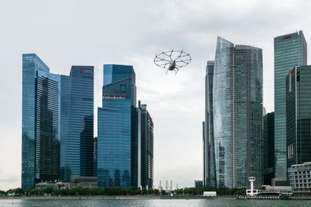 Volocopter is collaborating with Grab to work on launching a flying taxi service